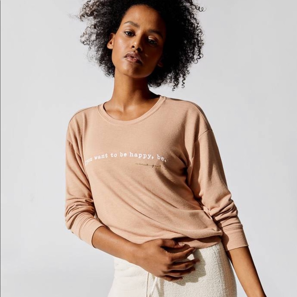 Sold out everywhere Happy Crew Neck Savasana new